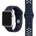 Curea iUni compatibila cu Apple Watch 1/2/3/4/5/6/7, 40mm, Silicon Sport, Dark Blue
